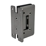CC0L337, Adjustable Wall Mount 'H' Back Plate Hinge for Frameless Shower Door — CC0L337
