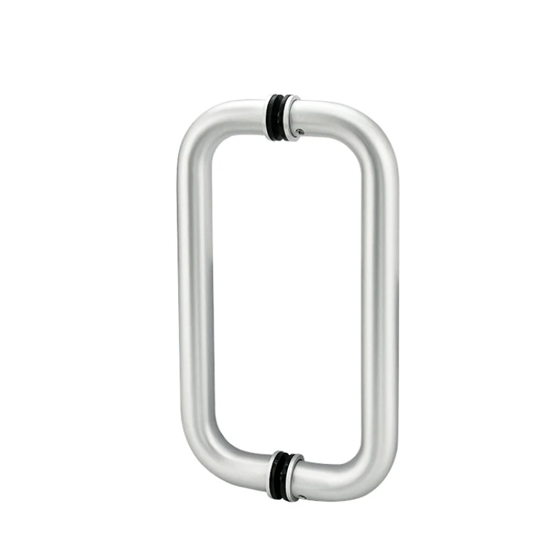 CM2165, Solid Aluminum Straight Back to Back Pull Handles. — CM2165-10X10 — 10" — Clear Anodized