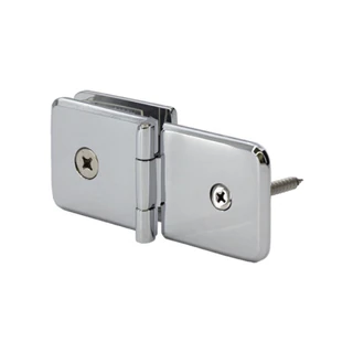CADJBV037, FHC Adjustable Glass Clamp Beveled - Wall Mount For 3/8" To 1/2" Glass, Compare to ADJBEV037 — CADJBV037