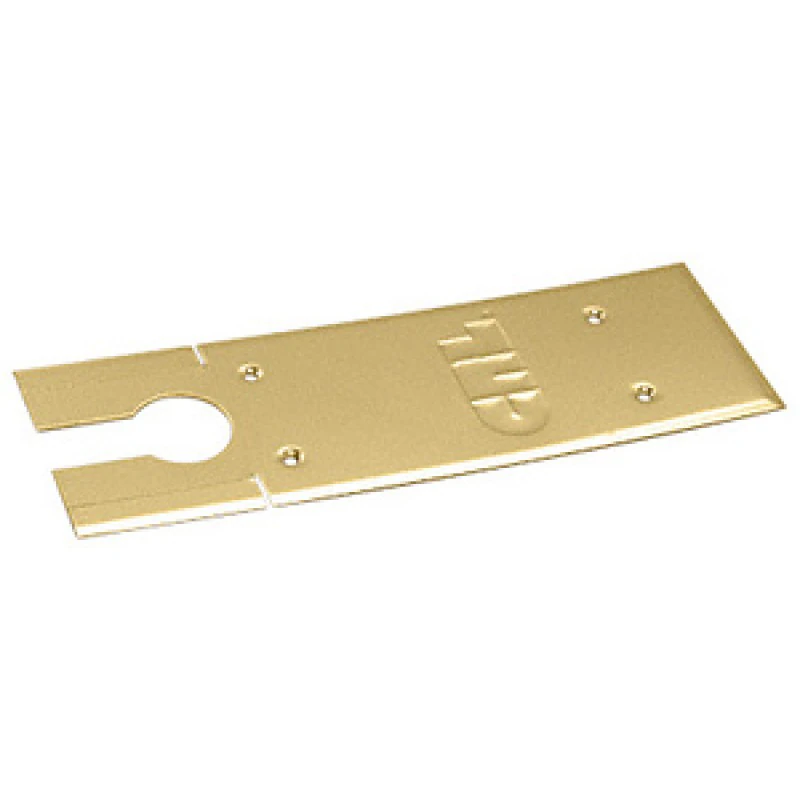 CRL84CPPB,CRL Polished Brass Cover Plate for 8400 Series Floor Mounted Closer — CRL84CPPB