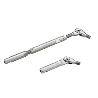 CCAT18-SSS, Adjustable Cable Railing Stainless Steel 316 Tensioner & Terminal Press And Latch