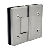 CC0L180, Frameless Shower Door, 180°, Glass to Glass Hinge — CC0L180