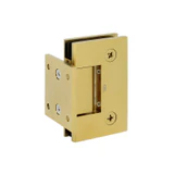 CGEN574, 5 Degree Pre-Set, Wall Mount Short Back Plate Hinge for Frameless Shower Door — CGEN574