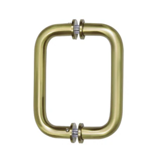BM6X6BBRZ,CRL Brushed Bronze 6" BM Series Tubular Back-to-Back Pull Handle — BM6X6BBRZ