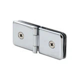 CADJBV180, FHC Adjustable Glass Clamp Beveled - 180 Degree Glass-To-Glass For 3/8" To 1/2" Glass, Compare to ADJBEV180 — CADJBV180