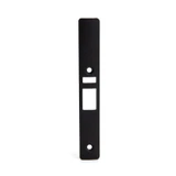 FL2142, FHC Radius Faceplate For FL2140 Series Deadlatch Locks — FL2142 — Dark Bronze