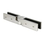 CY18, Square, Adjustable Railing/Fence Glass Clamp for 3/8″ or 1/2″ — CY18 — Polished Stainless Steel