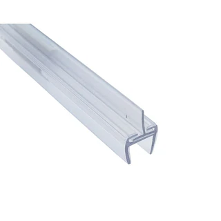 CP500BR, Bottom Rail With Wipe for 3/8" Glass — CP500BR