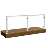 CSPH42, 2" X 2" Square Post 42" Height (Post Only, Not included Glass Clamp)