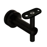CHBF736, Glass Mount Handrail Bracket for Square Tube — CHBF736 — Matte Black