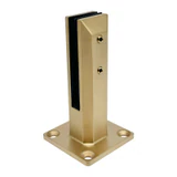 CSDMS188S, Square Spigot for Stair, Size: 2" x 7-7/16" Height ,Duplex 2205 — CSDMS188SL — Brushed Gold — Left Side