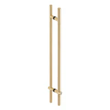 CLLP, Locking Ladder Pull, 304 tube in 1/16" thickness — CLLP60 — Brushed Gold — 60"