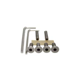 CEL180, Heavy Duty Adjustable Glass-to-Glass 180° with Cover Plate Hinge, For 3/8"~1/2" Glass — CEL180BN