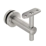 CHBR736, Glass Mount Handrail Bracket for Round Tube — CHBR736 — Polished Stainless Steel