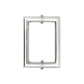 CMT, Round Tubing Mitered Corner Back to Back Pull Handle — CMT6X6
