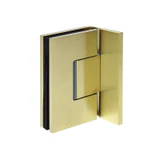 CEL044, Heavy Duty Adjustable Wall Mount offset Plate with Cover Plate Hinge, For 3/8"~1/2" Glass — CEL044SB