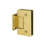 CGEN574, 5 Degree Pre-Set, Wall Mount Short Back Plate Hinge for Frameless Shower Door — CGEN574