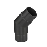 CE135-424, 135° 2-Way Elbow Connector for 1-3/4″ OD Round Tube — CE135-424 — Matte Black