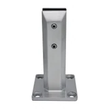 CSDMS188S, Square Spigot for Stair, Size: 2" x 7-7/16" Height ,Duplex 2205 — CSDMS188SL — Brushed Stainless Steel — Left Side