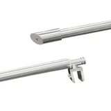 C2703, FRAMELESS SHOWER DOOR, ROUND FIXED PANEL WALL TO GLASS SUPPORT BAR — C2703A