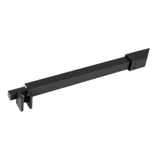 C2863, FRAMELESS SHOWER DOOR, SQUARE FIXED PANEL WALL TO GLASS SUPPORT BAR — C2863A