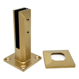 CSDMS188S, Square Spigot for Stair, Size: 2" x 7-7/16" Height ,Duplex 2205 — CSDMS188SL — Brushed Gold — Left Side