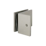 CSGC037, Fixed Panel Square Clamp With Leg for Frameless Shower Door — CSGC037