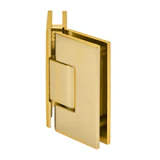 V1E045BR,CRL Polished Brass Vienna 045 Series 135 Degree Glass-to-Glass Hinge