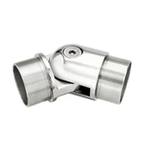 CSE-424, Ajustable connector for Ø 1 3/4" OD Handrail Tube — CSE-424 — Polished Stainless Steel