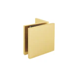 CSGC037, Fixed Panel Square Clamp With Leg for Frameless Shower Door — CSGC037