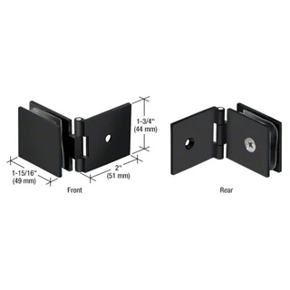 CRL Adjustable Square Wall Mount Glass Clamp — ADJSQ037
