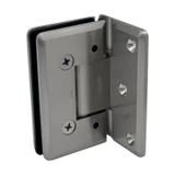 CC0L344, Adjustable, Wall Mount Offset Back Plate Shower Door Hinge — CC0L344
