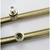 CLP Ladder Style, Back-to-Back Pull Entrance Door Handle, Stainless Steel 304 Tube in 1/16" Thickness — CLP24 — Brushed Gold — CLP24