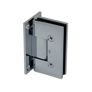 CV1E037, Wall Mount Full Back Plate Hinge for Shower Door — CV1E037