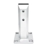 CSDMS188S, Square Spigot for Stair, Size: 2" x 7-7/16" Height ,Duplex 2205 — CSDMS188SL — Polished Stainless Steel — Left Side
