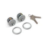 DL2171SCK, Double Mortise Cylinder with Schlage® 'C' Keyway and Keyed Alike — DL2171SCK — Aluminum
