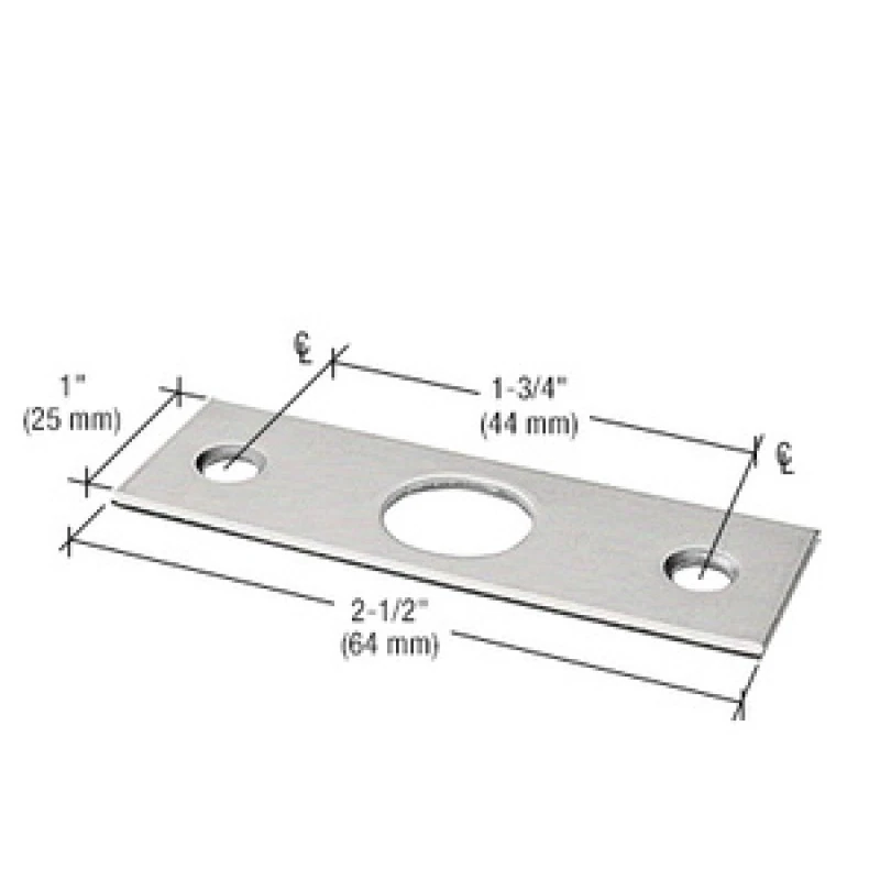 777SP, Strike Plate — 777SP — Brushed Stainless Steel