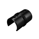 CC180-D424, Tube to tube 180 degree connector for Ø 1-5/8" slotted tube — CC180-D424 — Matte Black