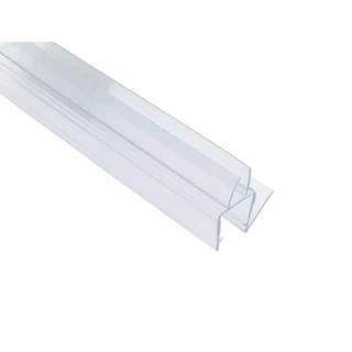 CP912WS, Bottom Wipe With Drip Rail for 1/2" Glass — CP912WS