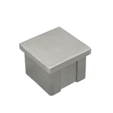CEC-4040, Square End Cap for 1-1/2" x 1-1/2" Square Handrail Tube — CEC-4040 — Brushed Stainless Steel