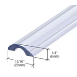 SDT980,CRL Frameless Shower Door Half-Round Threshold — SDT980