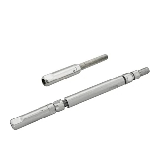 CCST18, 1/8" Cable Railing Stainless Steel 316 Tensioner & Terminal Press And Latch — CCST18 — Brushed Stainless Steel