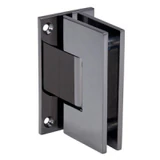 V1E037GM,CRL Gun Metal Vienna 037 Series Wall Mount Full Back Plate Hinge — V1E037GM