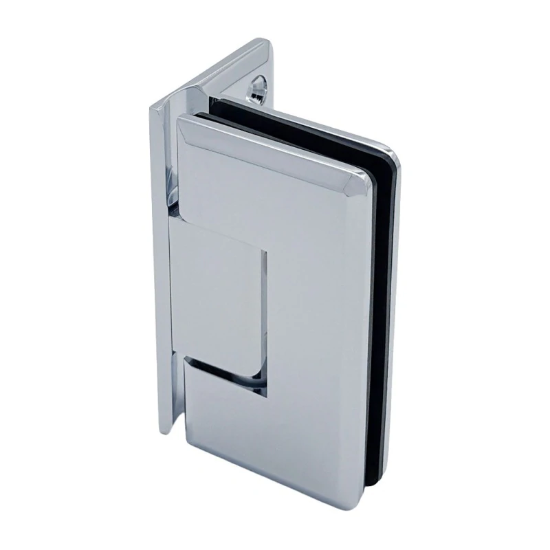 CC0L044, Wall Mount Offset Back Plate Shower Door Hinge — CC0L044