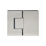 CEL180, Heavy Duty Adjustable Glass-to-Glass 180° with Cover Plate Hinge, For 3/8"~1/2" Glass — CEL180PN