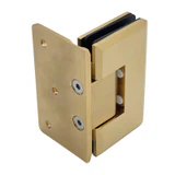 CC0L044, Wall Mount Offset Back Plate Shower Door Hinge — CC0L044