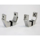 CSQOF, Offset Mount Mid-Post for Square Ladder Pulls (1 Set) — CSQOF-PSS — Polished Stainless Steel