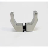 CSQOF, Offset Mount Mid-Post for Square Ladder Pulls (1 Set) — CSQOF-SSS — Brushed Stainless Steel