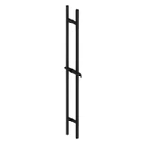 CLLPA48, 48" Locking Ladder Pull, 316 Stainless Steel Tube in 1/16" Thickness — CLLPA72 — Matte Black — 72"