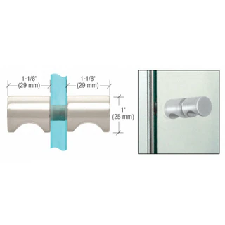 CRL Back-to-Back E-Z Grip Style Knobs — SDK140